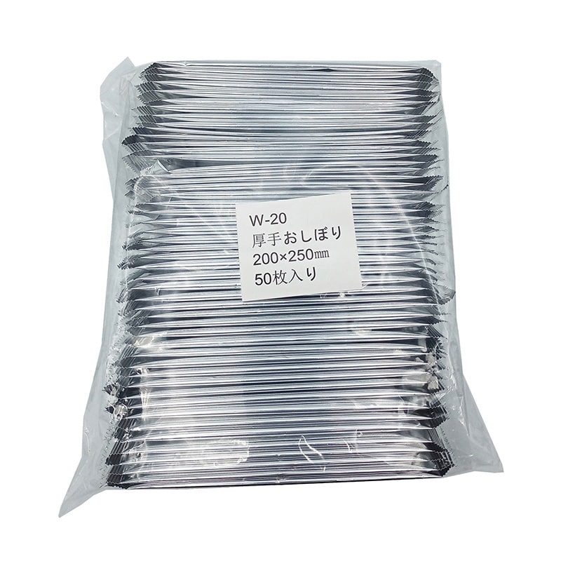 九州紙工 厚手紙おしぼり シルバー 50枚/袋（ご注文単位16袋）【直送品】