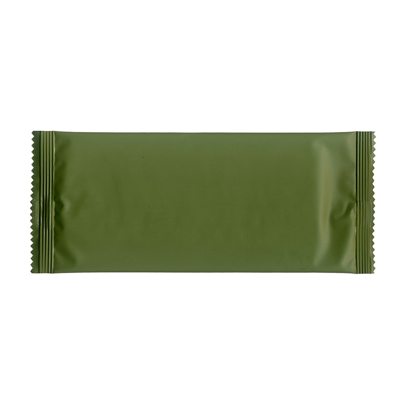 九州紙工 厚手紙おしぼり オリーブ 50枚/袋（ご注文単位16袋）【直送品】