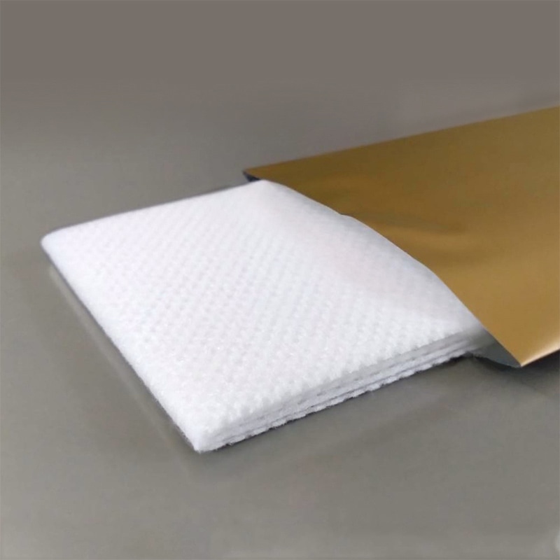 九州紙工 厚手紙おしぼり ゴールド 50枚/袋(ご注文単位16袋)【直送品】