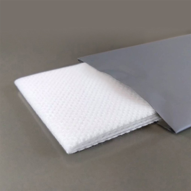 九州紙工 厚手紙おしぼり クールグレー 50枚/袋(ご注文単位16袋)【直送品】