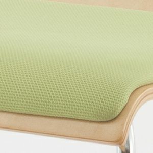 アール・エフ・ヤマカワ ローバックハイチェア パッド付 グリーン 2脚セット RFC-FPHGNJ-2SET 1台(ご注文単位1台)【直送品】