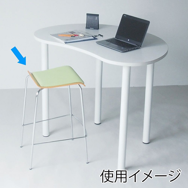 アール・エフ・ヤマカワ ローバックハイチェア パッド付 グリーン 2脚セット RFC-FPHGNJ-2SET 1台(ご注文単位1台)【直送品】