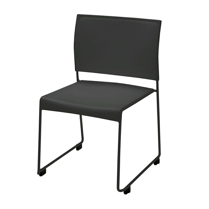 アール・エフ・ヤマカワ BONUM ミーティングセット 4人用 ダーク×ブラック RFMT-1575D-BONUM-BK 1台(ご注文単位1台)【直送品】