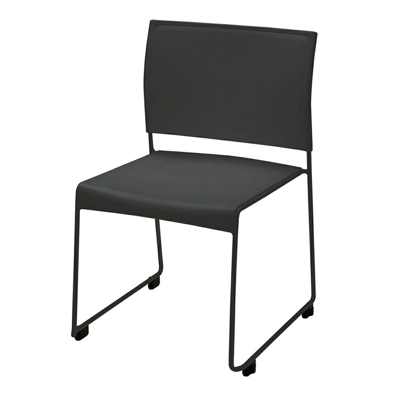 アール・エフ・ヤマカワ BONUM ミーティングセット 4人用 ホワイト×ブラック RFMT-1575W-BONUM-BK 1台(ご注文単位1台)【直送品】