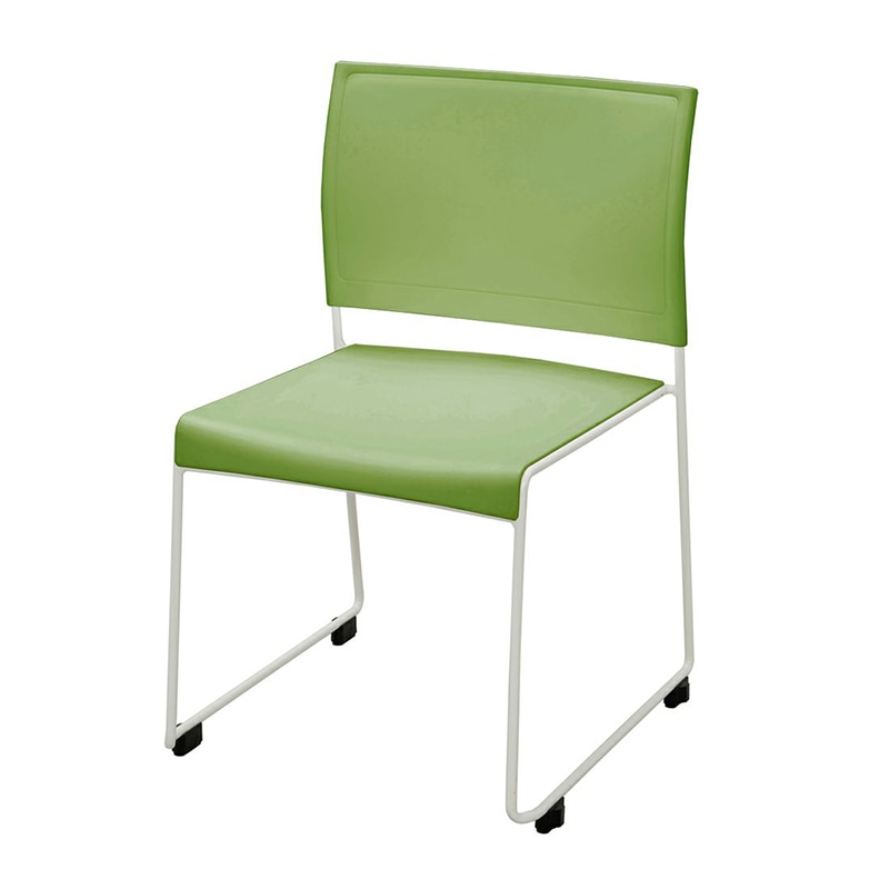 アール・エフ・ヤマカワ BONUM ミーティングセット 4人用 ホワイト×グリーン RFMT-1575W-BONUM-GR 1台(ご注文単位1台)【直送品】