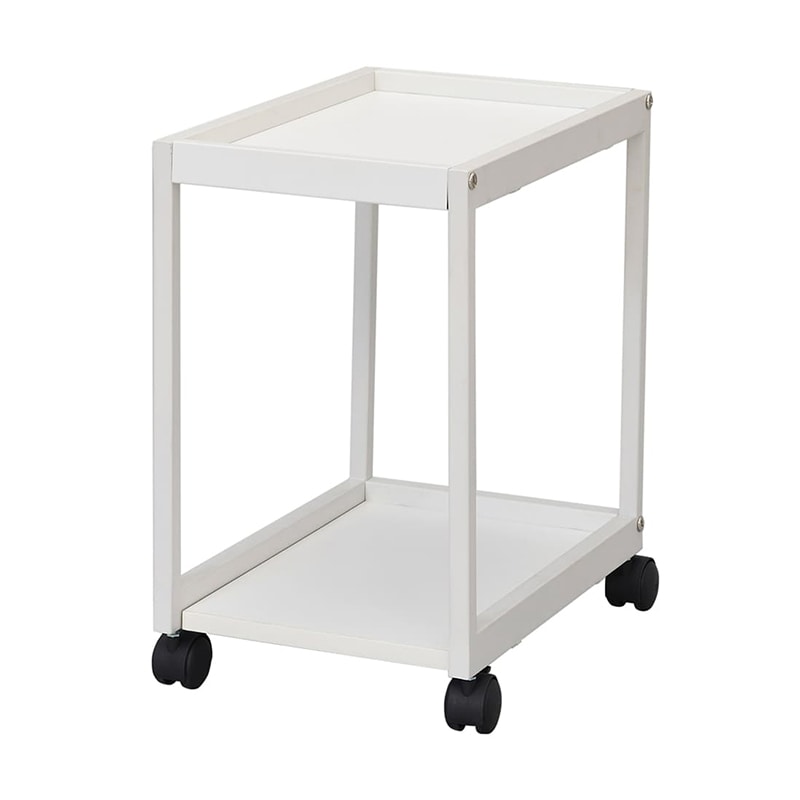 アール・エフ・ヤマカワ リスム フリーアドレス用ワゴン 2段ホワイト RFFWG-2WH 1台(ご注文単位1台)【直送品】