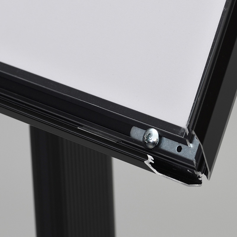 アール・エフ・ヤマカワ スナップ案内板 A3 ブラック RFIB-SNA3BK 1台(ご注文単位1台)【直送品】