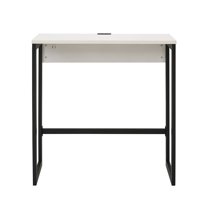 アール・エフ・ヤマカワ リスム ハイデスク W1000×D450 ホワイト×ブラック コンセント付 RFFHD-1045WH-BL 1台(ご注文単位1台)【直送品】