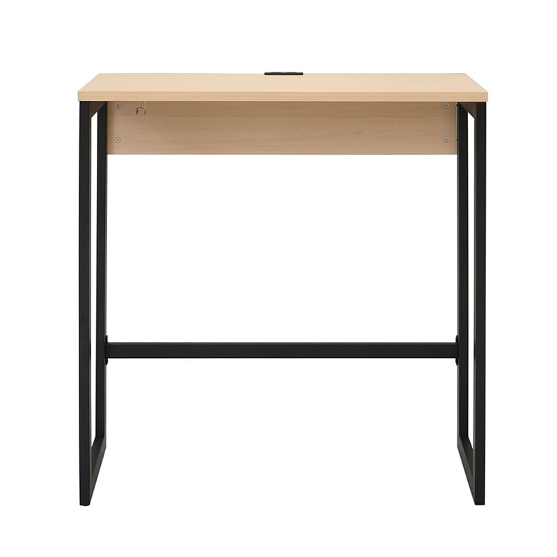 アール・エフ・ヤマカワ リスム ハイデスク W1000×D450 ナチュラル×ブラック コンセント付 RFFHD-1045NA-BL 1台(ご注文単位1台)【直送品】