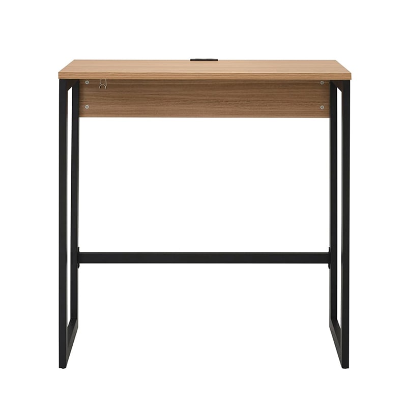 アール・エフ・ヤマカワ リスム ハイデスク W1000×D450 ウォルナット×ブラック コンセント付 RFFHD-1045DM-BL 1台(ご注文単位1台)【直送品】