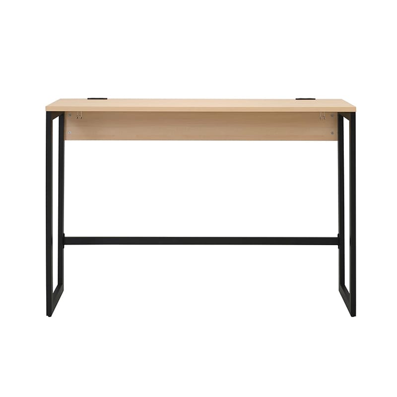 アール・エフ・ヤマカワ リスム ハイデスク W1500×D450 ナチュラル×ブラック コンセント付 RFFHD-1545NA-BL 1台(ご注文単位1台)【直送品】