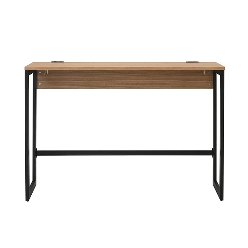 アール・エフ・ヤマカワ リスム ハイデスク W1500×D450 ウォルナット×ブラック コンセント付 RFFHD-1545DM-BL 1台(ご注文単位1台)【直送品】