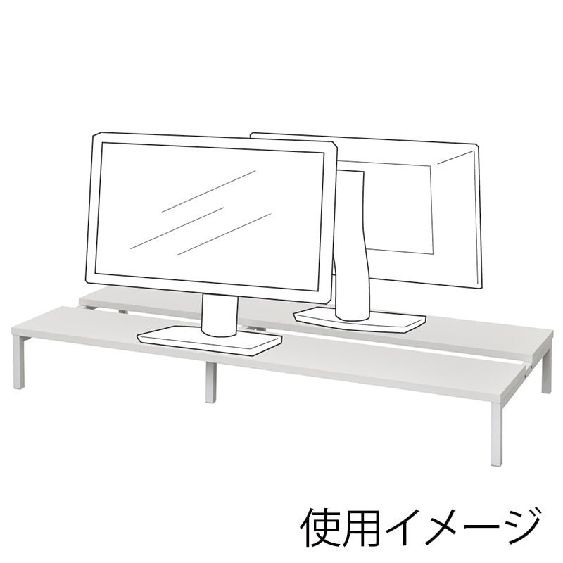 アール・エフ・ヤマカワ 対面机上台　W1150 ホワイト RFTR-115WH 1台（ご注文単位1台）【直送品】