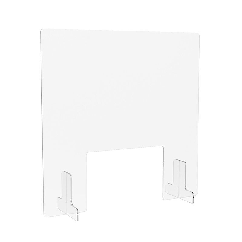 アール・エフ・ヤマカワ 机上アクリルパネル透明　窓付　W600×H600  AFP-6060 1台（ご注文単位1台）【直送品】