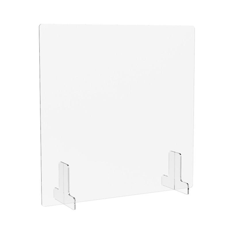 アール・エフ・ヤマカワ 机上アクリルパネル透明　W600×H600  AFP-6060N 1台（ご注文単位1台）【直送品】