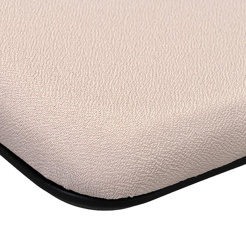 アール・エフ・ヤマカワ SYネスティングチェア ブラック 肘無し ファブリック ラテベージュ RFC-SYBFLB 1台(ご注文単位1台)【直送品】