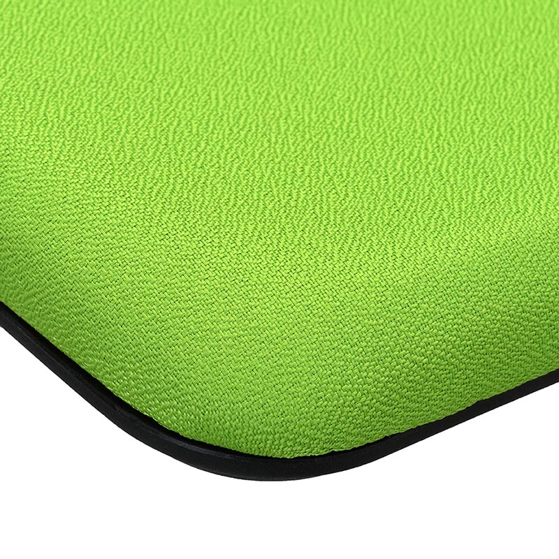 アール・エフ・ヤマカワ SYネスティングチェア ブラック 肘無し ファブリック リーフグリーン RFC-SYBFLG 1台(ご注文単位1台)【直送品】