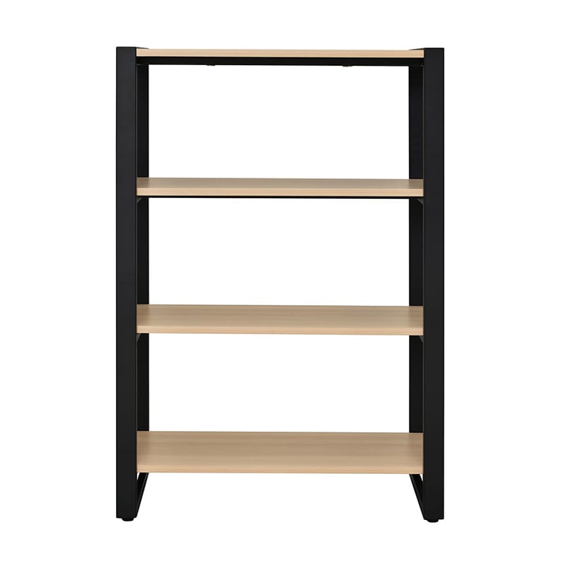 アール・エフ・ヤマカワ リスム　シェルフ　W800　3段 ナチュラル×ブラックフレーム RFFSH-803NA-BF 1台（ご注文単位1台）【直送品】
