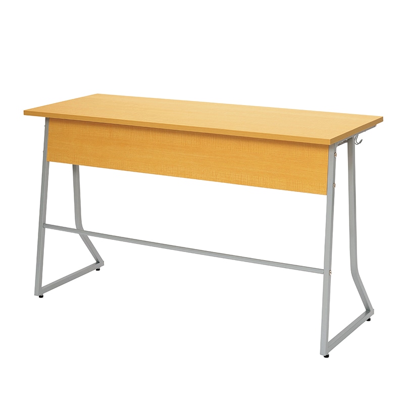 アール・エフ・ヤマカワ スモール研修用デスク3　W1200×D450 ループ脚　ナチュラル RFJD3-1245N 1台（ご注文単位1台）【直送品】