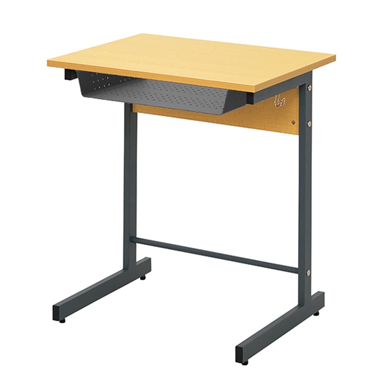 アール・エフ・ヤマカワ スモール研修用デスク3　W600×D450 L字脚　ナチュラル RFJD3-6045NL 1台（ご注文単位1台）【直送品】
