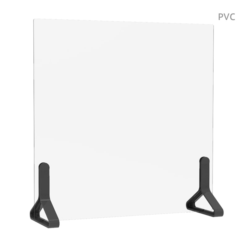 アール・エフ・ヤマカワ PINZO カラー脚 PVC衝立 W600×H600 ブラック PPL-6060PVC-BK 1台(ご注文単位1台)【直送品】