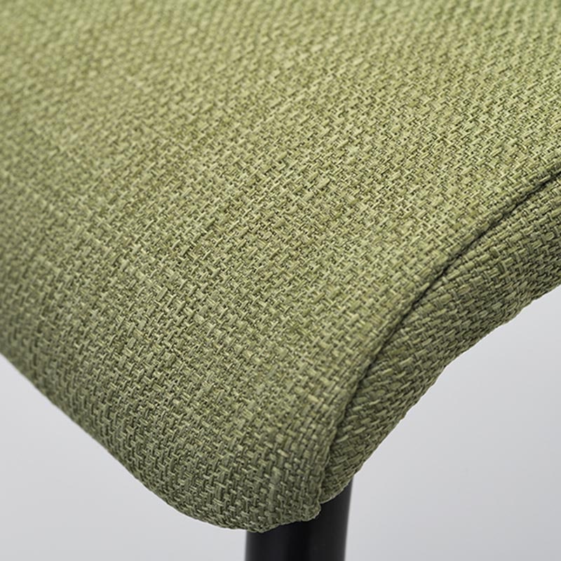 アール・エフ・ヤマカワ ファブリックキャスターチェア ブラック脚 グリーン RFC-FPCAGNBF 1台(ご注文単位1台)【直送品】