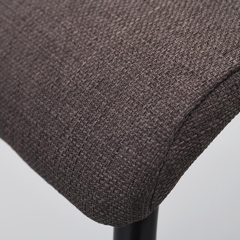 アール・エフ・ヤマカワ ファブリックキャスターチェア ブラック脚 ブラウン RFC-FPCABRBF 1台(ご注文単位1台)【直送品】