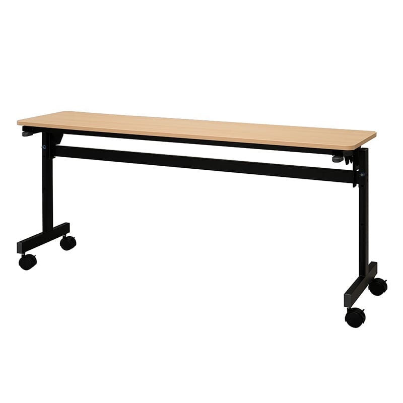 アール・エフ・ヤマカワ シンプルフォールディングテーブル3 W1500×D400 ナチュラル RFFT3-1540NA 1台(ご注文単位1台)【直送品】