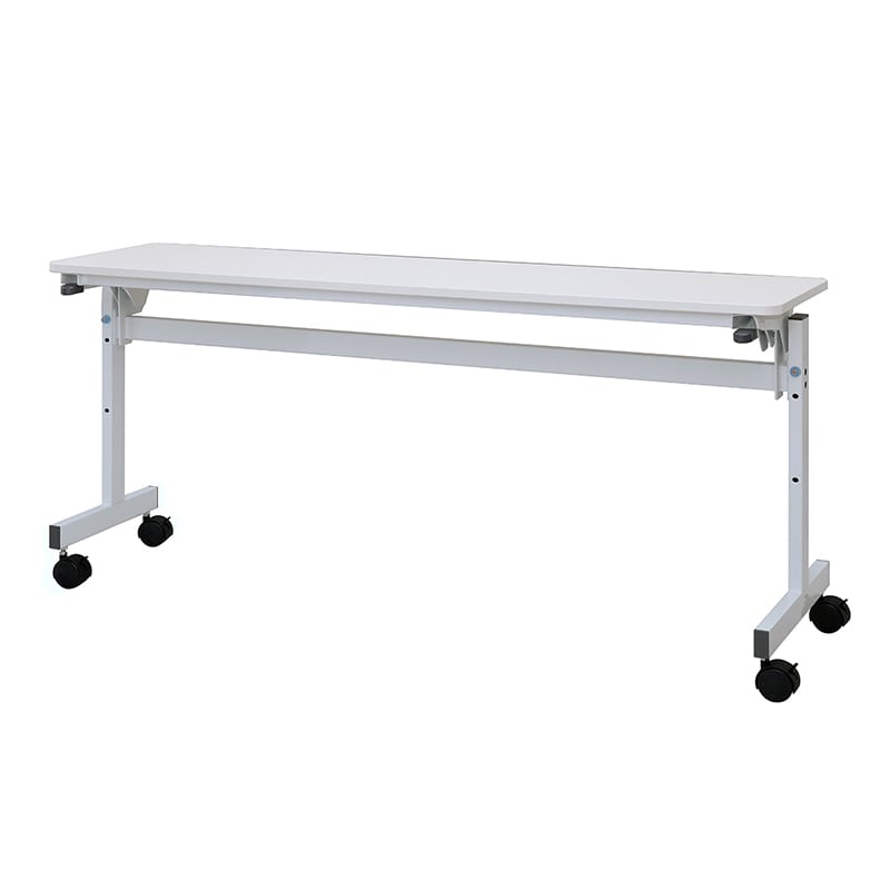 アール・エフ・ヤマカワ シンプルフォールディングテーブル3 W1500×D400 ホワイト RFFT3-1540WH 1台(ご注文単位1台)【直送品】