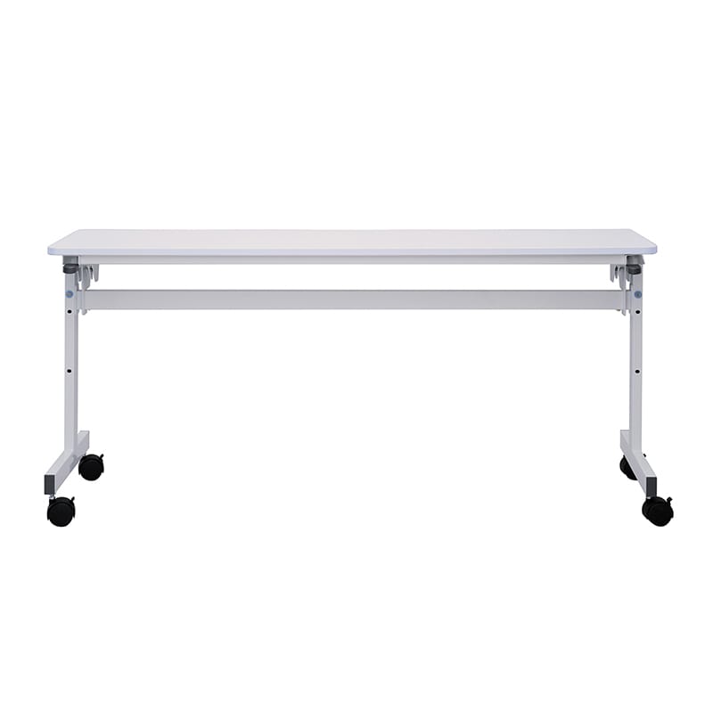 アール・エフ・ヤマカワ シンプルフォールディングテーブル3 W1500×D400　ホワイト RFFT3-1540WH 1台（ご注文単位1台）【直送品】