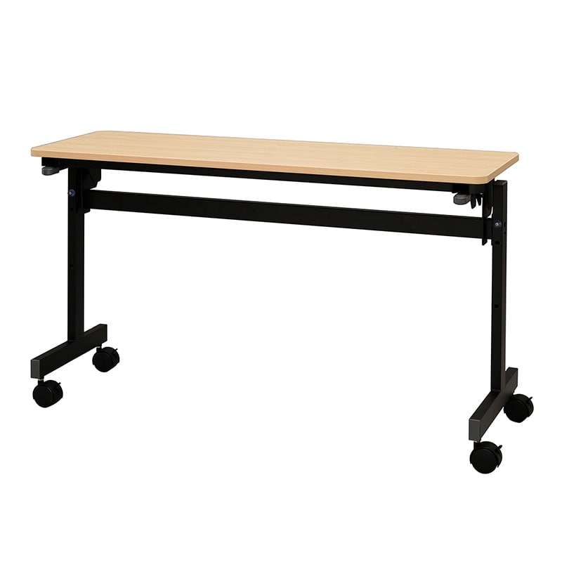 アール・エフ・ヤマカワ シンプルフォールディングテーブル3 W1200×D400 ナチュラル RFFT3-1240NA 1台(ご注文単位1台)【直送品】