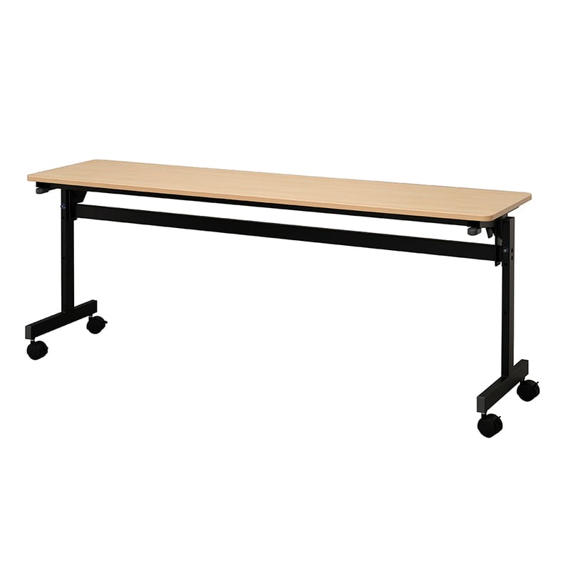 アール・エフ・ヤマカワ シンプルフォールディングテーブル3 W1800×D450 ナチュラル RFFT3-1845NA 1台(ご注文単位1台)【直送品】