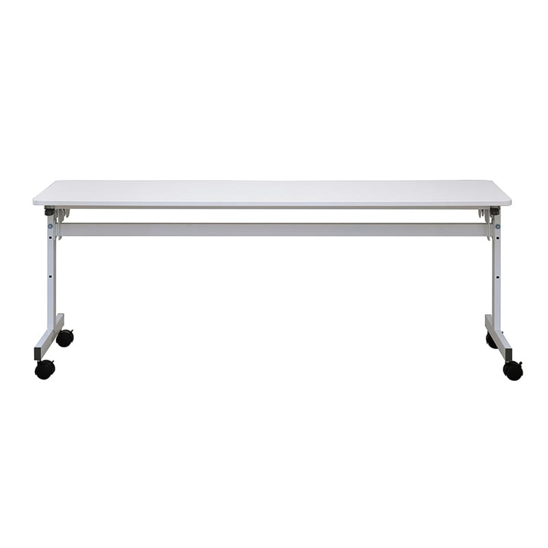 アール・エフ・ヤマカワ シンプルフォールディングテーブル3 W1800×D450　ホワイト RFFT3-1845WH 1台（ご注文単位1台）【直送品】