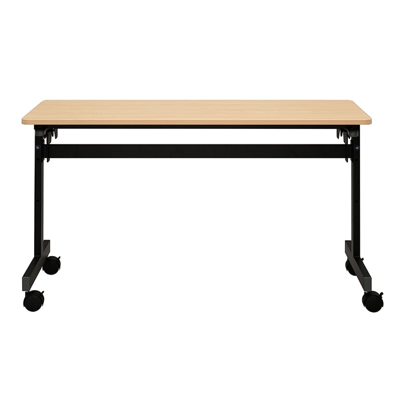 アール・エフ・ヤマカワ シンプルフォールディングテーブル3 W1200×D450 ナチュラル RFFT3-1245NA 1台(ご注文単位1台)【直送品】