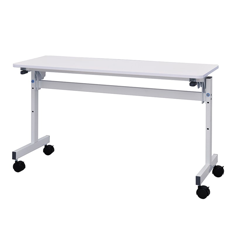 >アール・エフ・ヤマカワ シンプルフォールディングテーブル3 W1200×D450 ホワイト RFFT3-1245WH 1台(ご注文単位1台)【直送品】