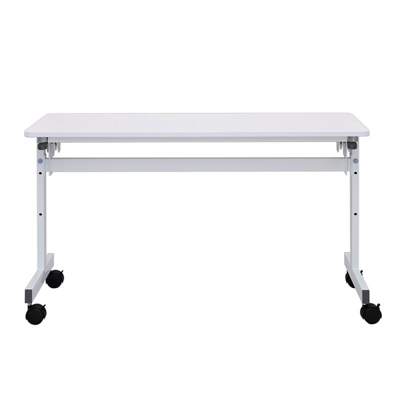 アール・エフ・ヤマカワ シンプルフォールディングテーブル3 W1200×D450 ホワイト RFFT3-1245WH 1台(ご注文単位1台)【直送品】