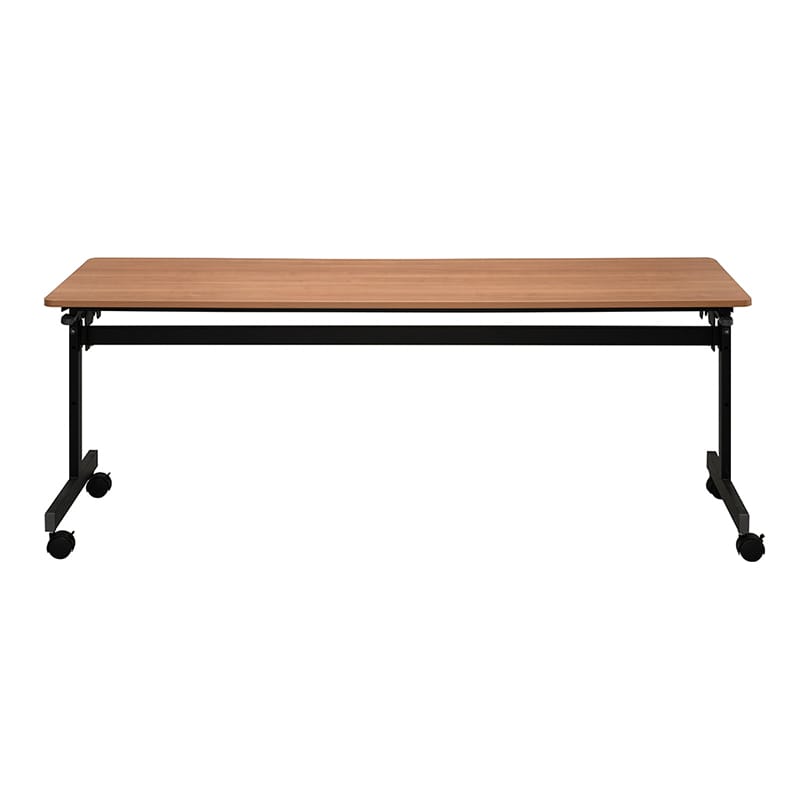 アール・エフ・ヤマカワ シンプルフォールディングテーブル3 W1800×D600 ウォルナット RFFT3-1860DM 1台(ご注文単位1台)【直送品】