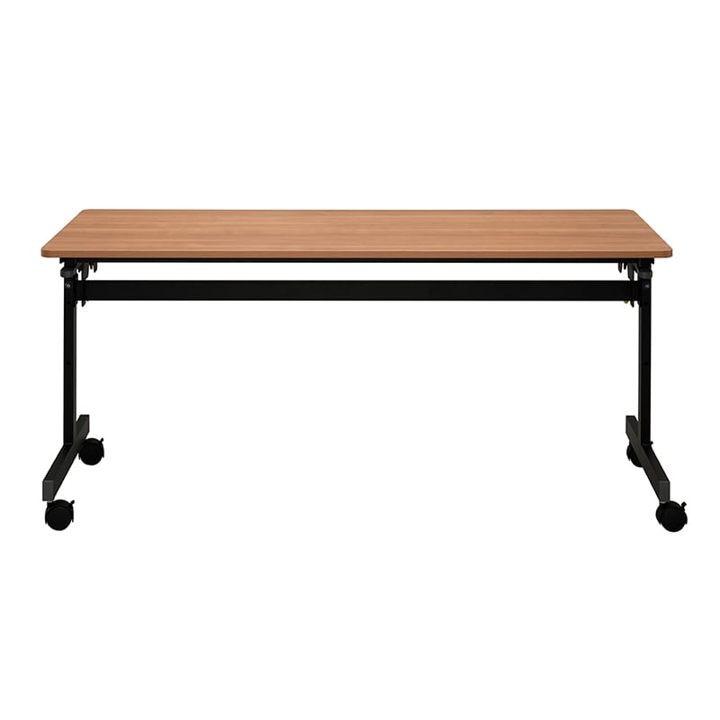 アール・エフ・ヤマカワ シンプルフォールディングテーブル3 W1500×D600 ウォルナット RFFT3-1560DM 1台(ご注文単位1台)【直送品】