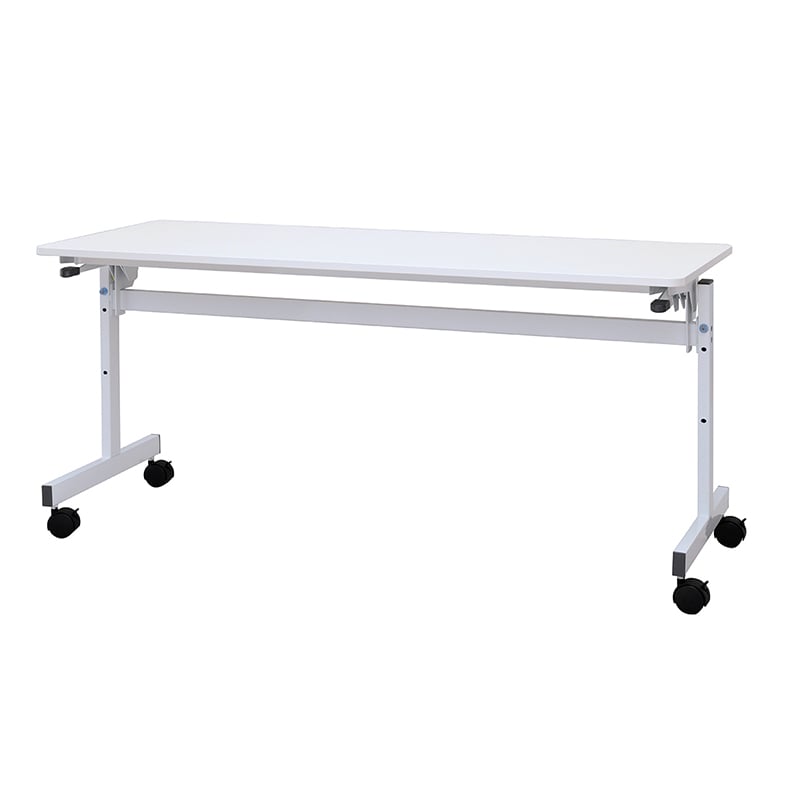 アール・エフ・ヤマカワ シンプルフォールディングテーブル3 W1500×D600　ホワイト RFFT3-1560WH 1台（ご注文単位1台）【直送品】