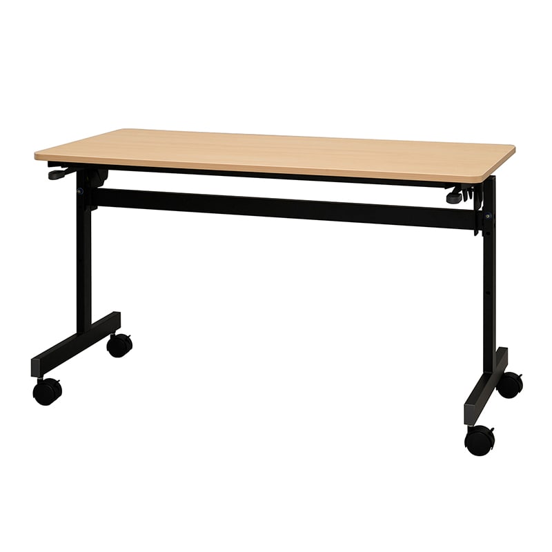 アール・エフ・ヤマカワ シンプルフォールディングテーブル3 W1200×D600 ナチュラル RFFT3-1260NA 1台(ご注文単位1台)【直送品】