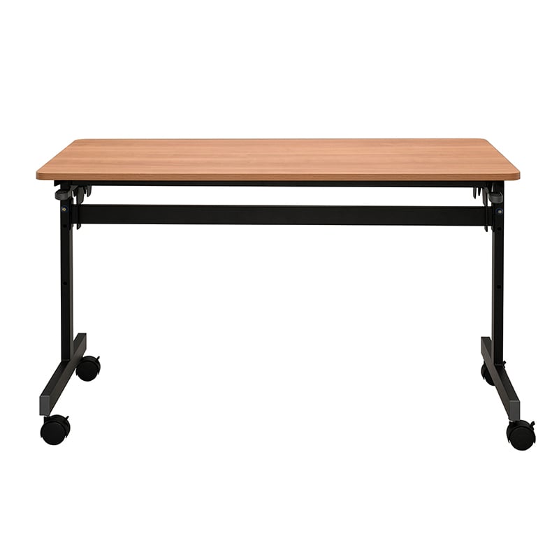 アール・エフ・ヤマカワ シンプルフォールディングテーブル3 W1200×D600 ウォルナット RFFT3-1260DM 1台(ご注文単位1台)【直送品】