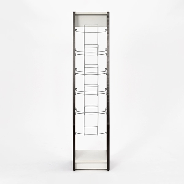 アール・エフ・ヤマカワ 木製カタログスタンド2 シングル ダーク2 SHKS2-001DB2 1台(ご注文単位1台)【直送品】