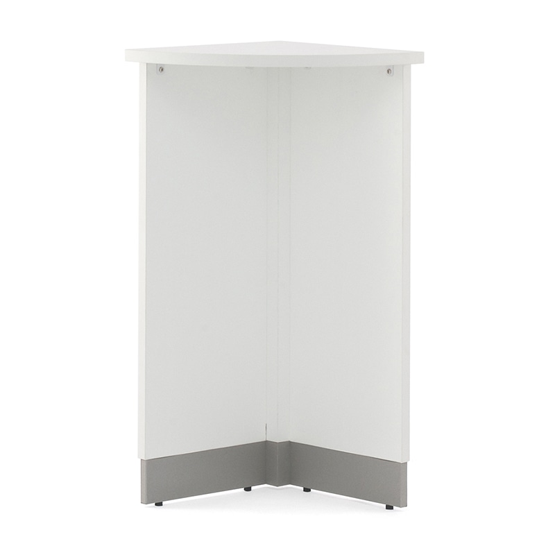 アール・エフ・ヤマカワ ノルム ハイカウンター コーナー ホワイト2 Z-SHHC-CNW2 1台(ご注文単位1台)【直送品】