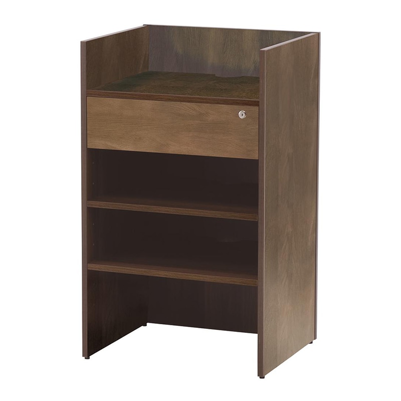 アール・エフ・ヤマカワ レジカウンター2 ウォルナット2 RFRGC2-DM2P 1台(ご注文単位1台)【直送品】