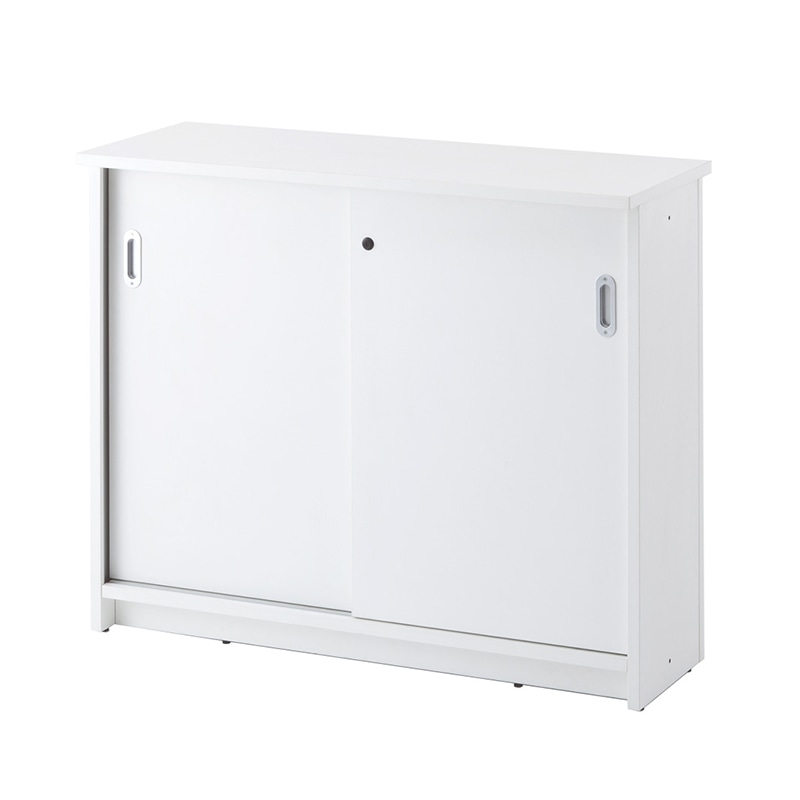 アール・エフ・ヤマカワ 書庫型カウンター3 ホワイト RFHCSH3-1200WH 1台（ご注文単位1台）【直送品】