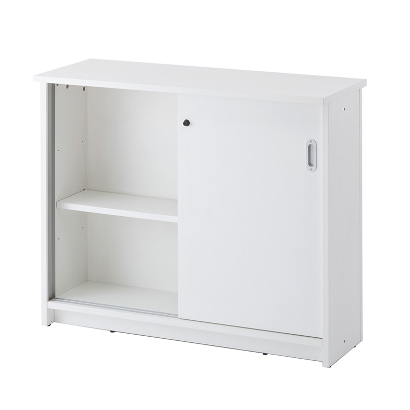 アール・エフ・ヤマカワ 書庫型カウンター3 ホワイト RFHCSH3-1200WH 1台（ご注文単位1台）【直送品】