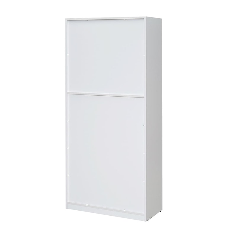 アール・エフ・ヤマカワ 可動棚ハイシェルフ2　共通扉付き ホワイト RFHS2-WJHFD 1台（ご注文単位1台）【直送品】