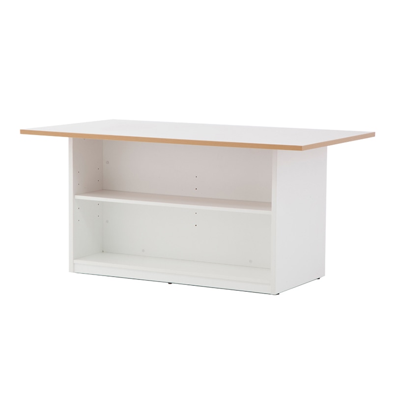 アール・エフ・ヤマカワ ストレージテーブル2 ホワイト RFSGD2-1690 1台(ご注文単位1台)【直送品】