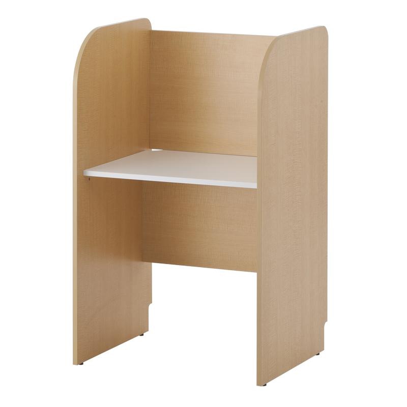 アール・エフ・ヤマカワ PCブースデスク2　基本　W700　背板あり ナチュラル Z-SHPCB2-70BPNA 1台（ご注文単位1台）【直送品】