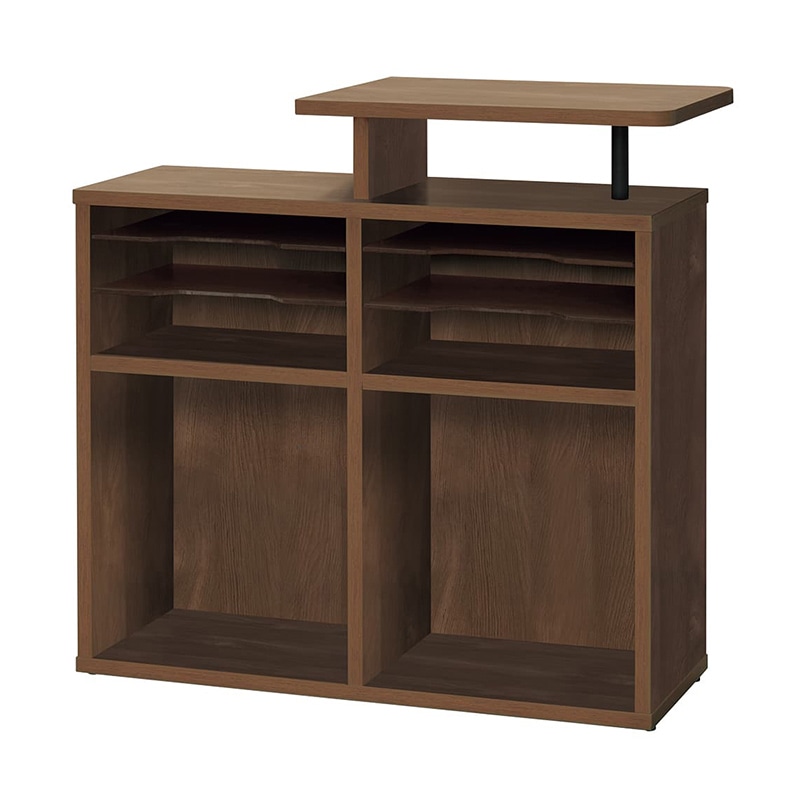 アール・エフ・ヤマカワ ローカウンター2用 サイドテーブル ウォルナット2 RFLC2-ST-7131DM2 1台(ご注文単位1台)【直送品】